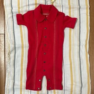 L’ovedbaby Embroidered Romper